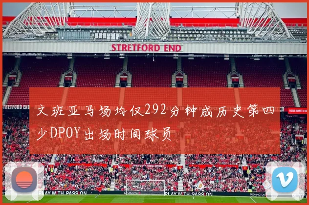 文班亚马场均仅292分钟成历史第四少DPOY出场时间球员